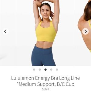 Lululemon longline sports bra